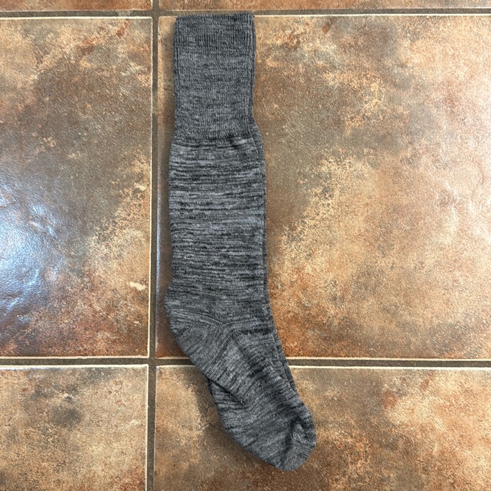 Gray tall socks